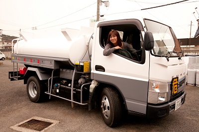 尾道水道で給油